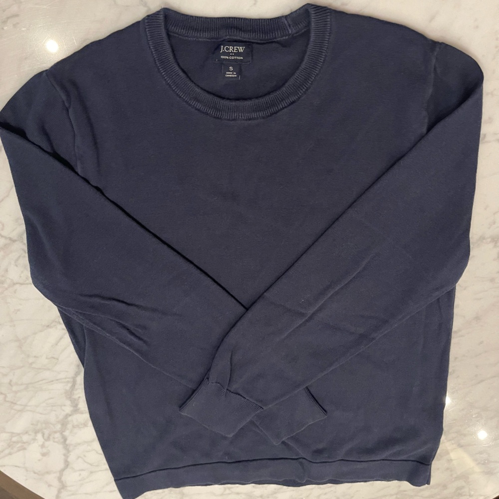 J. Crew Navy Blue Men's Sweater
